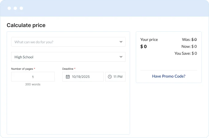 Fill Out the Order Form